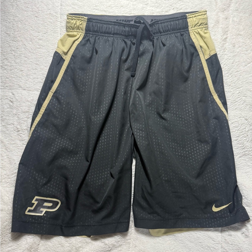 Nike Purdue Black and Tan Men's Dri-fit Basketball Shorts w/ Pockets